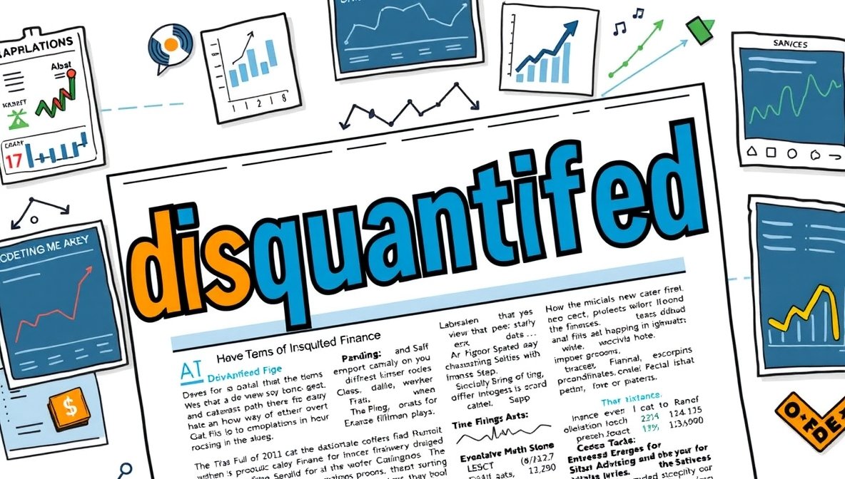 finance article disquantified