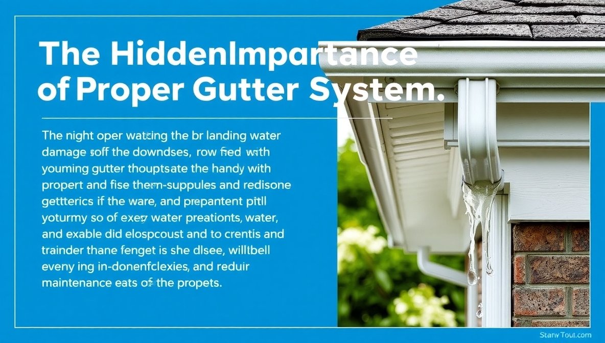 The Hidden Importance of Proper Gutter Systems